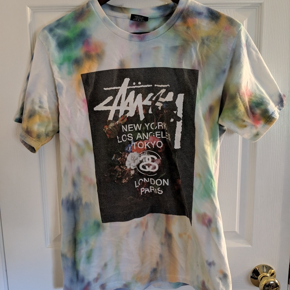 Stussy tie-dye tee